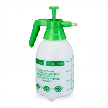 Relaxdays pumptryksprøjte, 2 L, hvid/grøn (10030042)