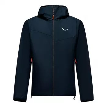 Salewa Puez Catinaccio 2 TirolWool Responsive hættetrøje herre Navy Blazer størrelse L