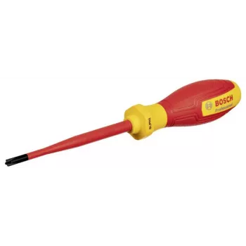 Bosch VDE-isoleret skruetrækker PlusMinus SL/PH1 x 100 mm Professional rød/gul (1600A02ND4)