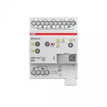 ABB VC/S6.2.2.2 KNX Valve Actuator Controller, 6-Channel, Manual Operation, DIN Rail 2CDG110330R0011