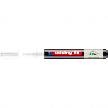 Edding 50 EcoLine lakmarker hvid 2-3 mm 4-50-049