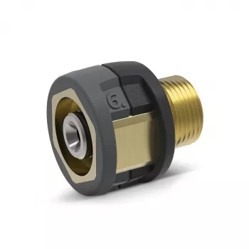 Kärcher TR22IG-M22AG Steam Cleaner Adapter, Brass, 1 pc 4.111-034.0