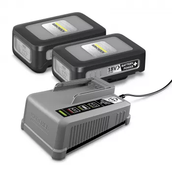 Kärcher startkit Battery Power+ 18/30 2.445-072.0 - 18V 3,0Ah Li-Ion-batteri og lader