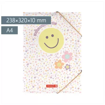BRUNNEN Happy Hippie A4 dokumentmappe gul, orange, violet 1041604422