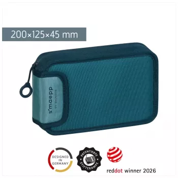 BRUNNEN s'maepp Colour Code Denim fyldt penalhus, 17-dele, 20 x 4,5 cm 104942039