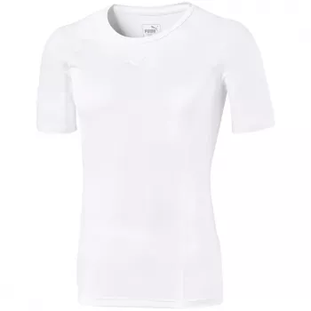 PUMA LIGA Baselayer Tee SS herre T-shirt hvid M 65591804