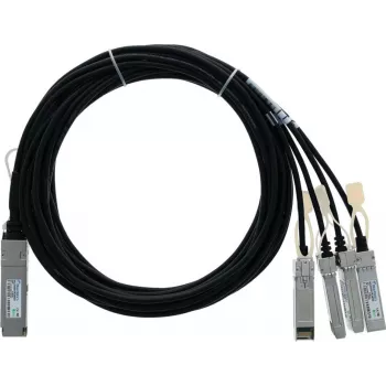 BlueLAN 40G QSFP+ til 4x10G SFP+ passivt Direct Attach Breakout-kabel, 2 m, AWG30, NVIDIA-kompatibelt (MCC1V30A-002-BL)