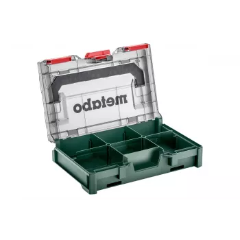 Metabo 626896000 metaBOX 63 XS Værktøjsboksindsats, ABS, grøn/transparent