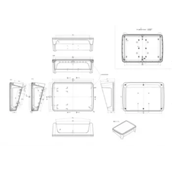 Bopla BoPad BOP 10.1 P-9016-SET Displayhus 285 x 198 x 92,90 mm ABS hvid RAL 9016 35110176.HMT1