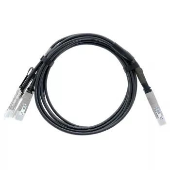 BlueLAN 400G QSFP-DD til 4x 100G QSFP56 Direct Attach Breakout-kabel, 2m, passiv, AWG26, Arista-kompatibel (CAB-D-4Q-400G-2M-BL)