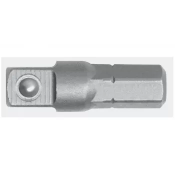 GEDORE red drevadapter 1/4 firkant x 1/4 sekskant, længde 25 mm R47100003