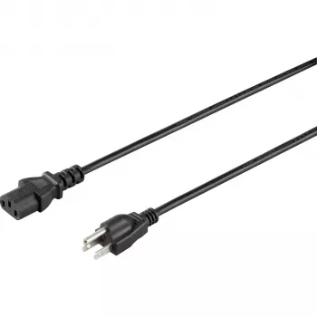 Sygonix SY-5042706 IEC C13 Power Cable CEE 7/7 to C13 2m Black