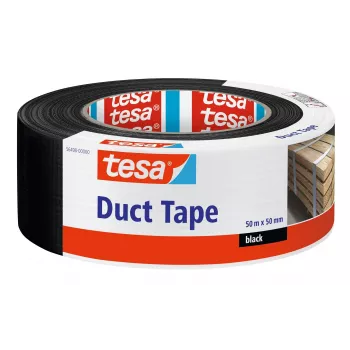 tesa 56498-00000-15 Duct Tape Black 50 m x 50 mm