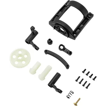 Reely RE-6747306 Motor Mount, Pinion Gear & Steering Set