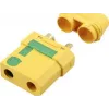 Reely RE-6685311 XT90-S Gold-Plated Anti-Spark Battery Connector Socket (1 pc)
