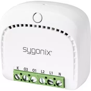 Sygonix SY-4699844 Wi-Fi-stikdåse med energiovervågning, 3680 W, type F, indendørs, kompatibel med Alexa & Google Home