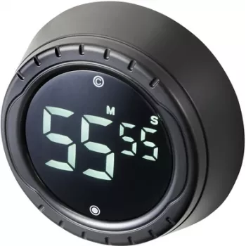 Sygonix Digital Stikkontakt Ur sort (SY-5469264)