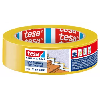 tesa 67001-00000-00 Rensebånd gul 33 m x 30 mm