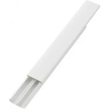 Sygonix SY-5045582 Kabelkanal 2 m x 30 mm x 11,2 mm hvid