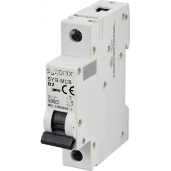 Sygonix SY-6437976 SYG-MCB 1P/B2/6KA Automatsikring 1-polet 2 A 240 V/AC