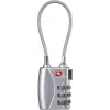 Sygonix SY-5044450 3-Digit Combination Cable Lock 33 mm Silver