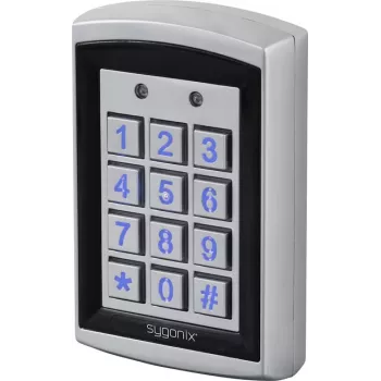 Sygonix SY-6428612 RFID-kodetastatur med belyste taster, overflademontage, 12/24 V DC/AC, IP66