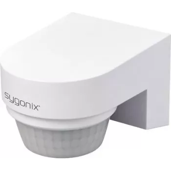Sygonix SY-6733030 Væg-overflademonteret PIR-bevægelsessensor 240° relæ hvid