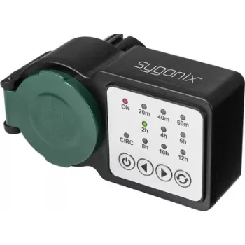 Sygonix SY-6786456 analog nedtællingstimer med dagsprogram, 3680 W, IP44, kontinuerlig drift