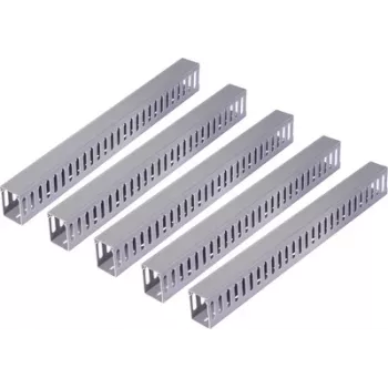 Sygonix SY-6801170 grå PVC-kabelkanal 40x40mm 2m