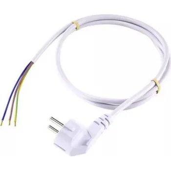 Sygonix SY-5043486 strømtilslutningskabel CEE 7/7 til IEC C13 hvid 1,5 m