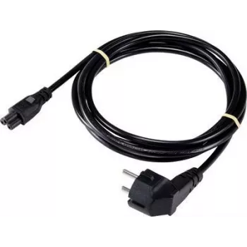 Sygonix SY-5043498 Notebook Power Cable 3m Black Schuko to IEC C5