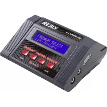 Reely V-Charger ECO 80 multifunktions RC-batterilader 80W AC/DC LiPo LiIon LiHV NiMH NiCd Pb Pb-Ca RE-7570029