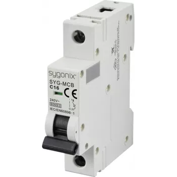 Sygonix SY-6440982 SYG-MCB 1P C16 6kA automatsikring 16 A 240 V AC