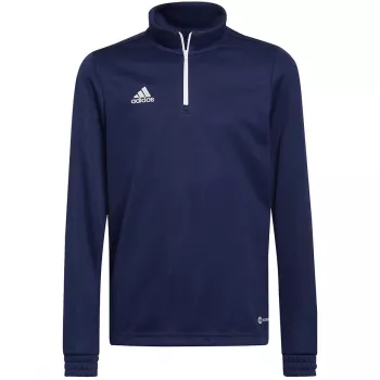 adidas Entrada 22 træningstrøje børn sweatshirt marineblå størrelse 128 H57484