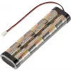 Reely NiMH senderbatteri 9,6V 2400mAh 8-celle Sub-C stick Futaba RE-7851444