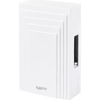 Sygonix SY-5491840 kablet gong 8-12V AC/DC 85dB hvid