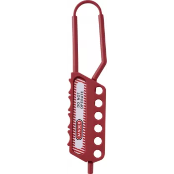 Sygonix SY-6872556 Lockout-haspel 42 mm rød
