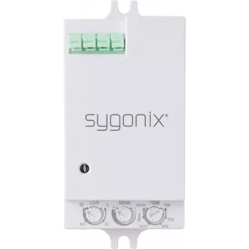 Sygonix SY-6879924 loft-/væg-PIR-tilstedeværelsesmelder, 180°/360°, relæ, hvid