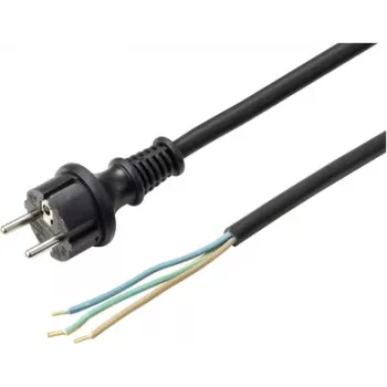 Sygonix SY-6029108 netkabel Schuko til IEC C13 3 m sort