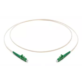 Corning F222201J1Z20015M LC/APC til LC/APC Simplex fiber-patchkabel, 2,0 mm, 15 m, hvid