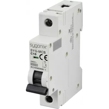 Sygonix SY-6440888 SYG-MCB 1P C10 6kA automatsikring 10 A 240 V/AC