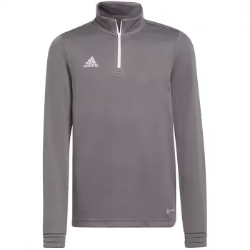 adidas Entrada 22 Træningstrøje sweatshirt til børn - grå, størrelse 164 H57549