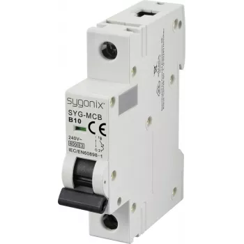 Sygonix SY-6440876 SYG-MCB 1P/B10/6KA miniature automatsikring 1-polet 10 A 240 V AC