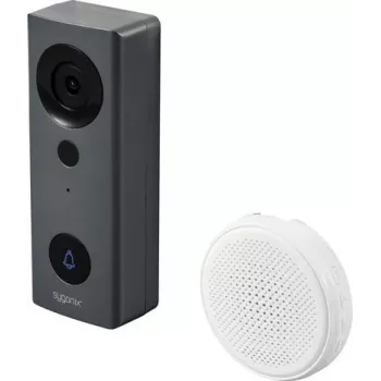 Sygonix IP-video-dørtelefon WLAN trådløs grå hvid (SY-6721068)