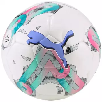 PUMA Orbita 5 Hybrid Lite 350 hvid-grøn-pink fodbold