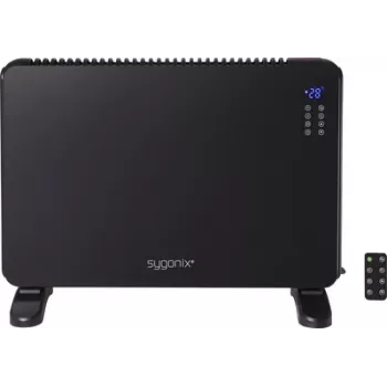 Sygonix SY-6735640 Konvektorvarmer 2000 W, til rum op til 20 m², sort