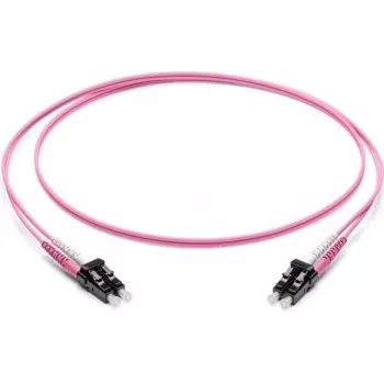 Corning LC til LC Duplex OM4 multimode fiberoptisk patchkabel, 10 m, violet F050502Q2Z20010M-VI