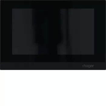 Hager RTQ601X video-indendørsstation IP håndfri funktion 2-tråd 7 inch touchskærm hvid