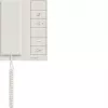 Hager RTQ640X audio-indendørsstation med håndsæt til 2-tråds-IP-bus, polarhvid