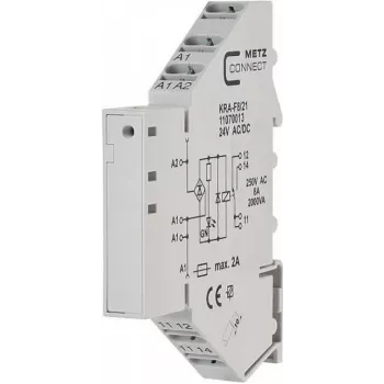 METZ CONNECT 11070013 relæmodul 24 V DC 1 CO hvid